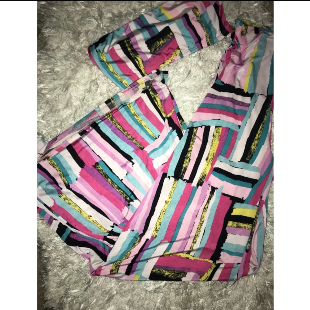 Retro Colorful Matching Separates Bellbottom Set - Picture 4 of 7